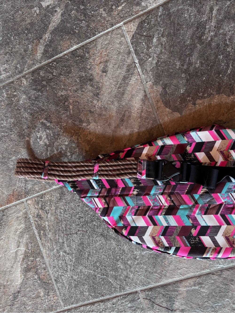 KAVU Rope Sling in Sunset Blocks - Picture 7 of 9